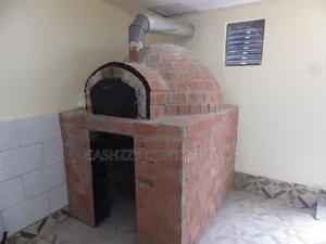 Pizza Oven , Brick Barbecue, Charcoal And Fire Wood Stove,
