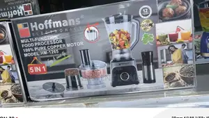 Hoffman Powerful Commercial 5in1 Food Processor