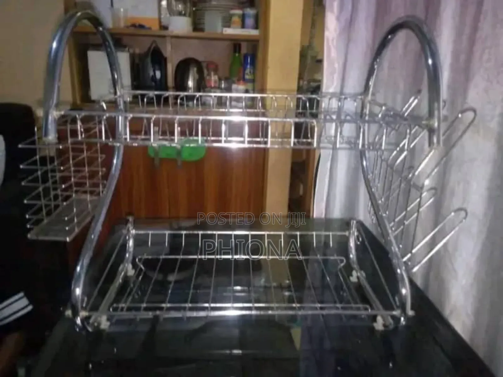 Metallic 3 Tier Plate Rack/Plate Stand