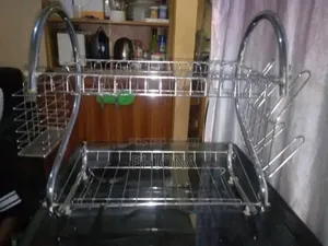 Metallic 3 Tier Plate Rack/Plate Stand