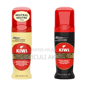 75ml Black/Neutral Kiwi Johnson Premium Instant Shoe Shiner