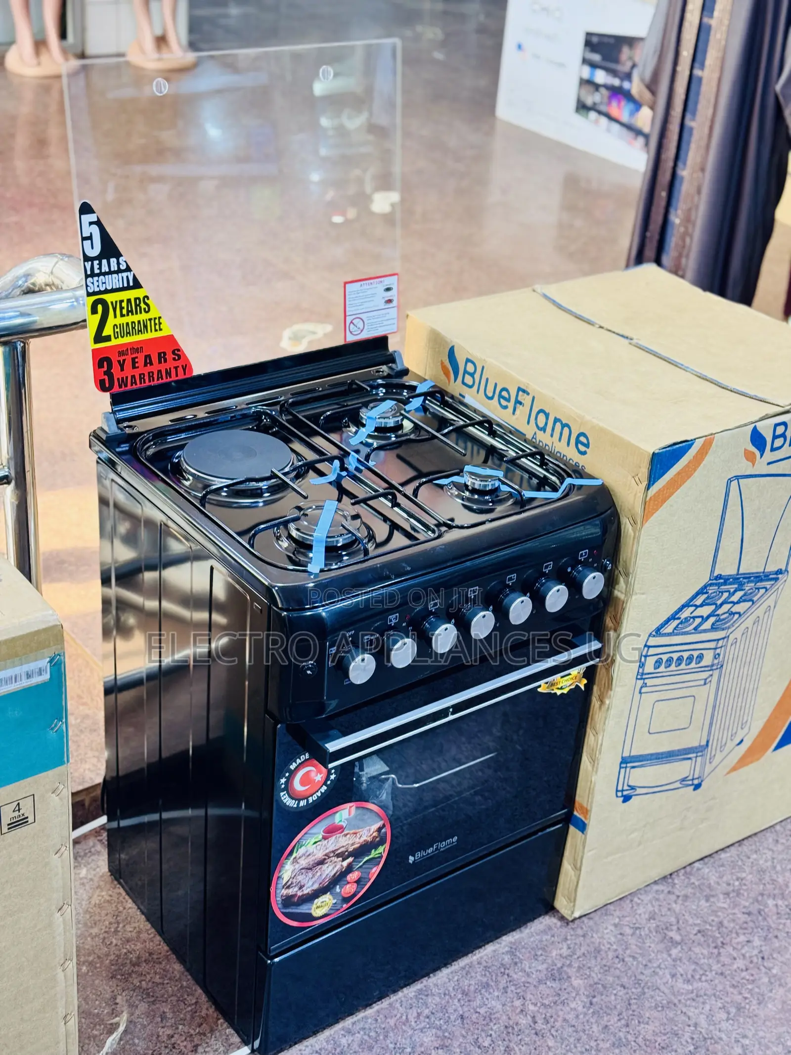 Blueflame Cooker, 60x60cm, 3+1