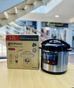 Hoffmans 12l Electric Pressure Cooker – Silver