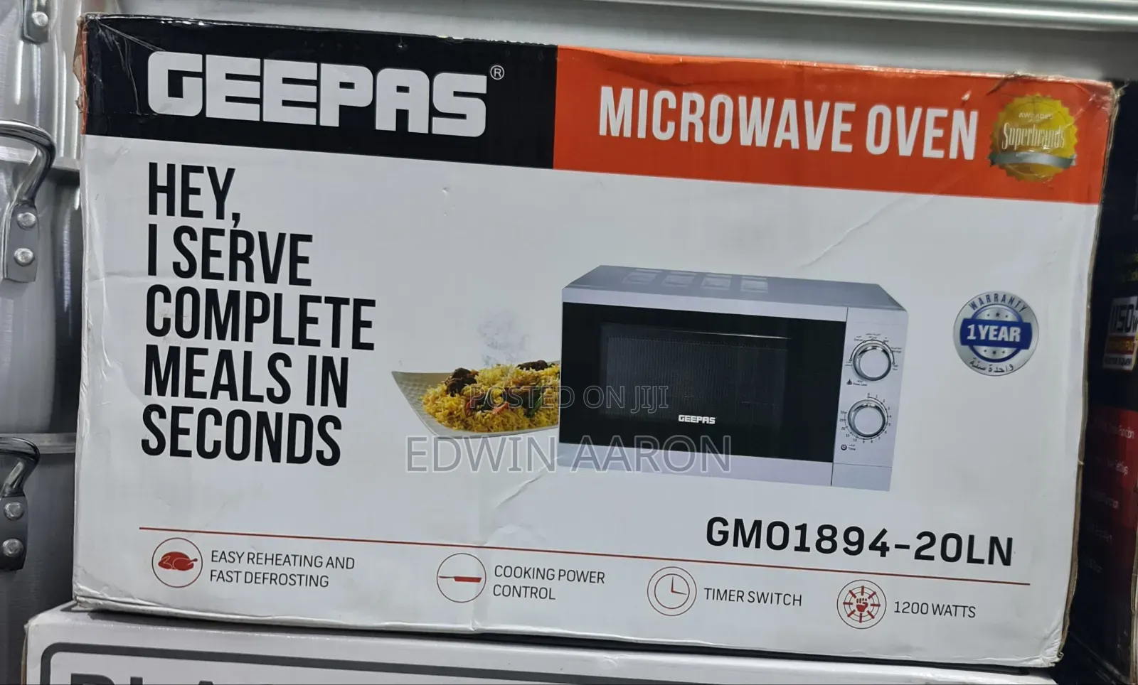Geepas Microwave 20l