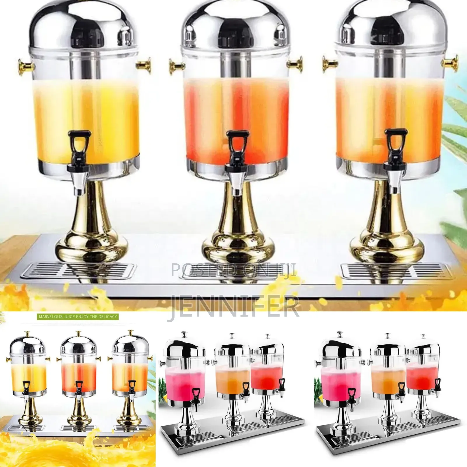 Standard Non Electric Triple Beverage Dispenser