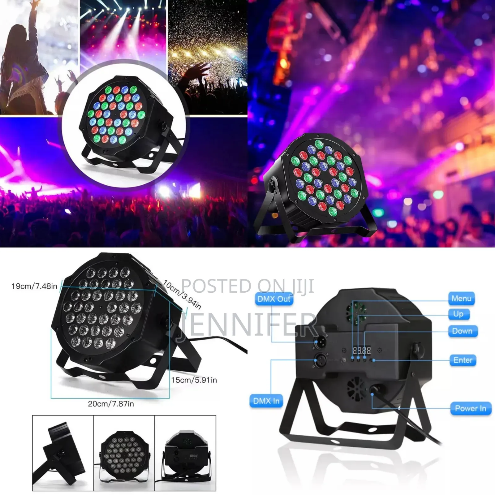 DMX Enable 36 Bulbs Disco Light