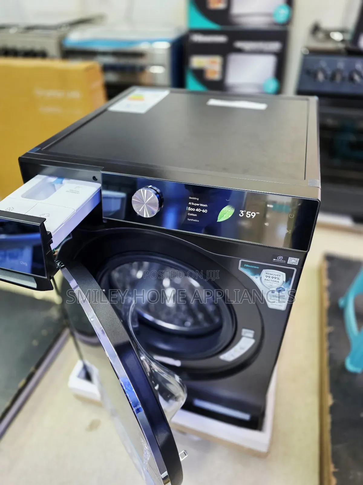 Super Ai 12kgs Hisense Front Loader Washing Machine