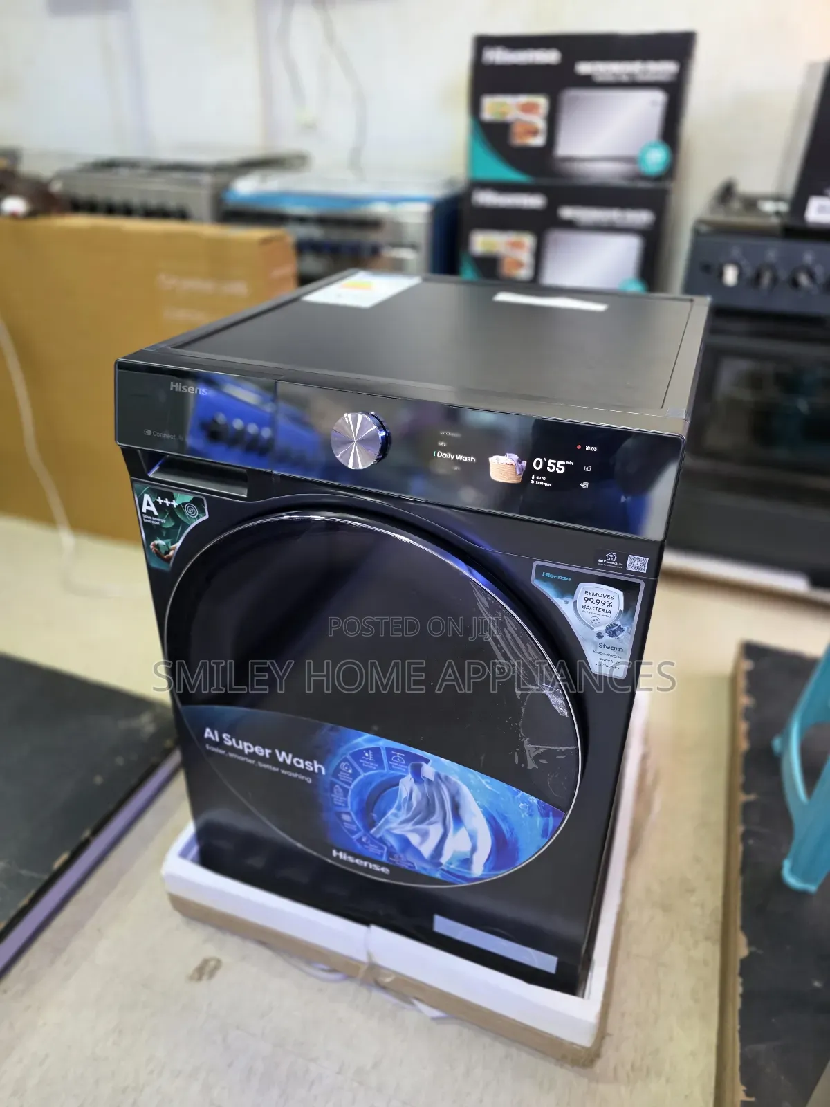 Super Artificial Intelligent Hisense 12kg Washingmachine