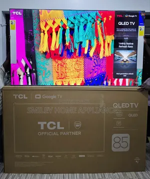 TCL 85inches Qled4k Android Pro Tv With Aipq Processor