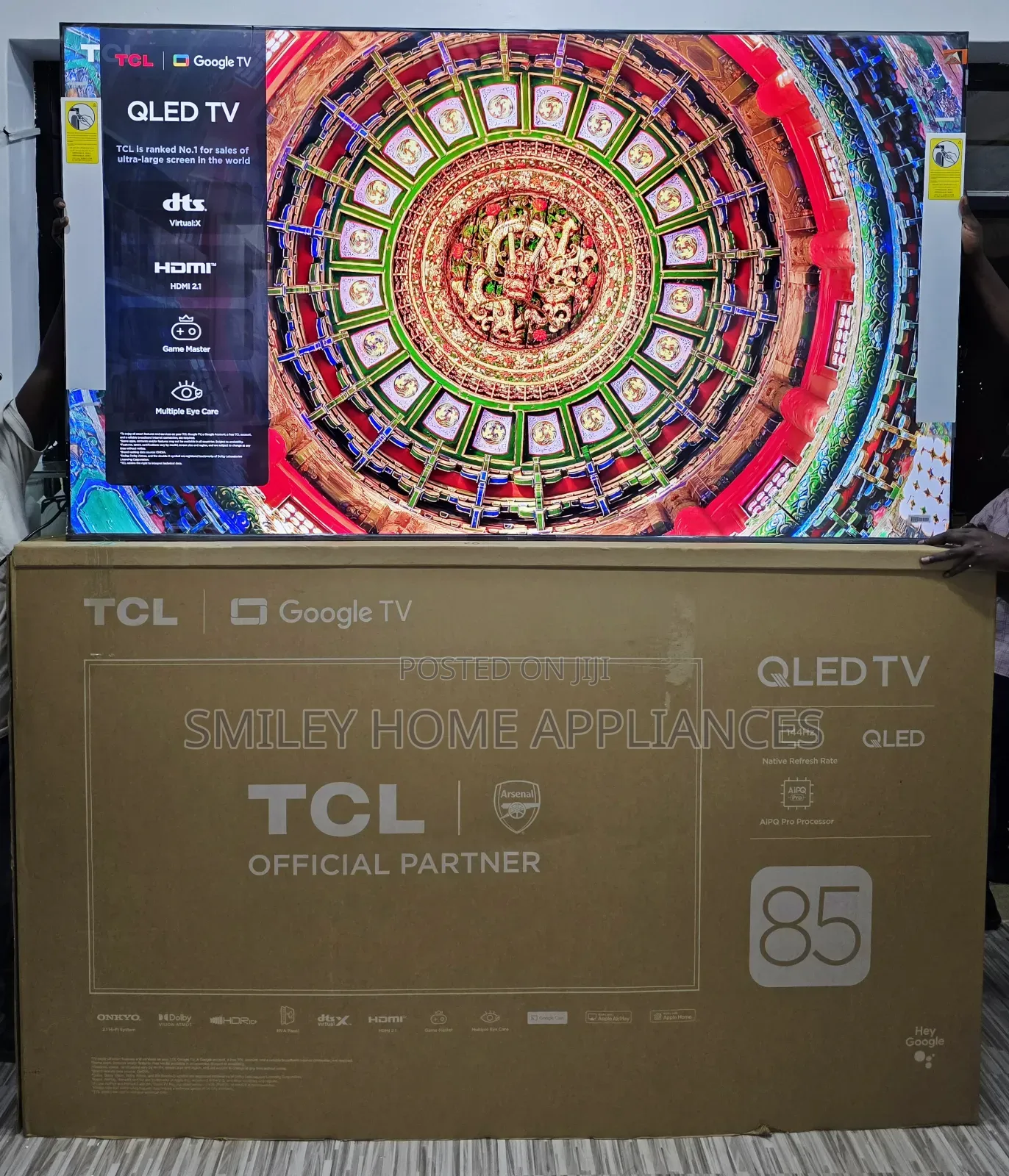 TCL 85inches Qled4k Android Pro Tv With Aipq Processor