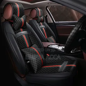 Black an Dc White Seat Covers