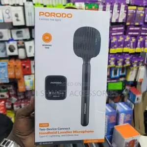 Porodo Hand-Held Wireless Microphone