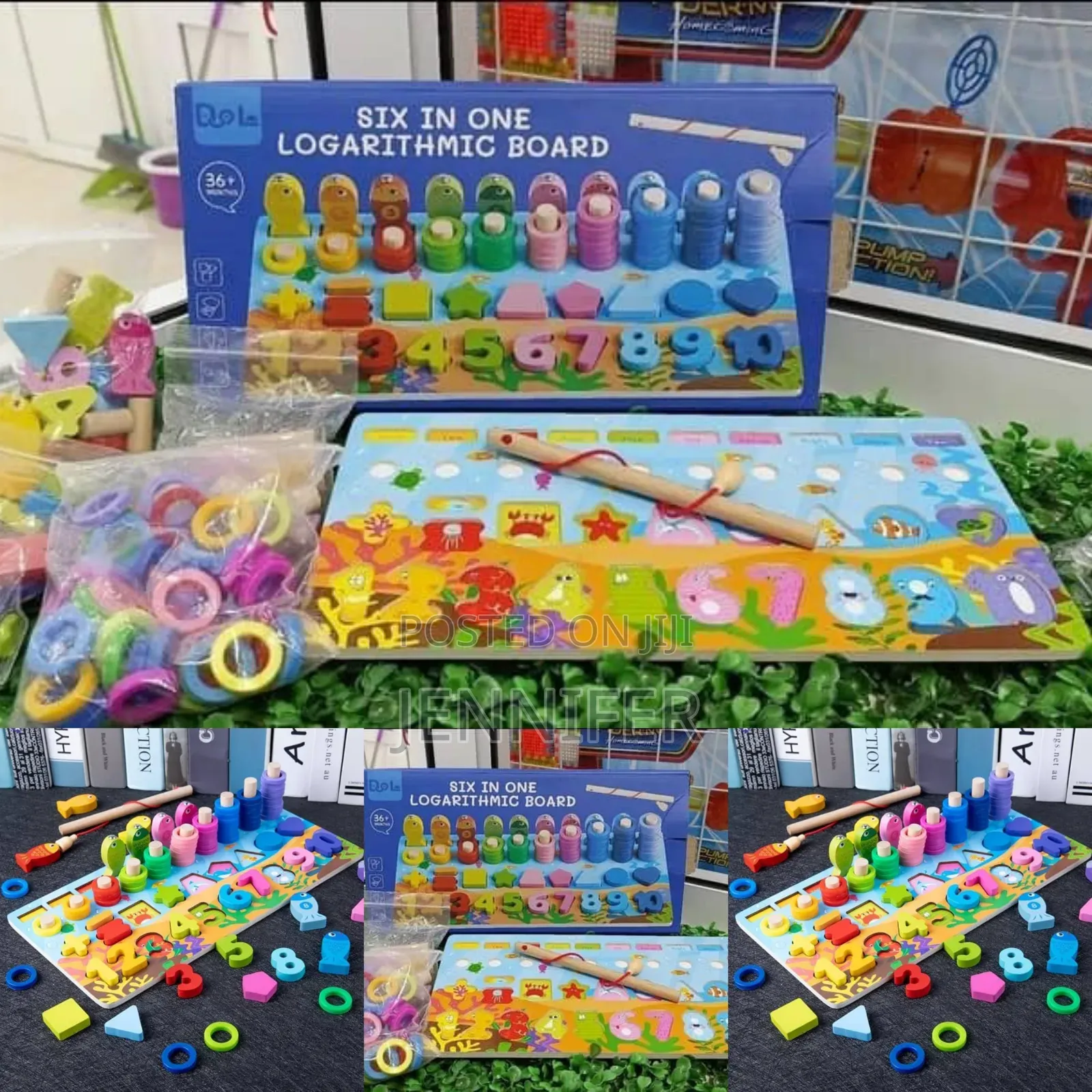 6in1 Kids Montessori Learng Board