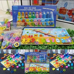 6in1 Kids Montessori Learng Board