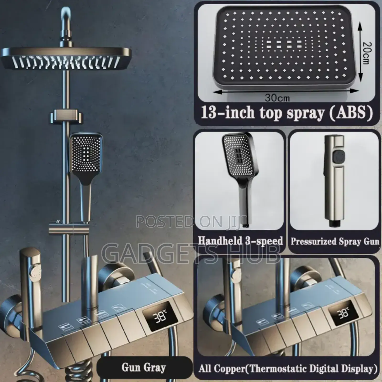 Thermostatic Digital Display Shower Mixer