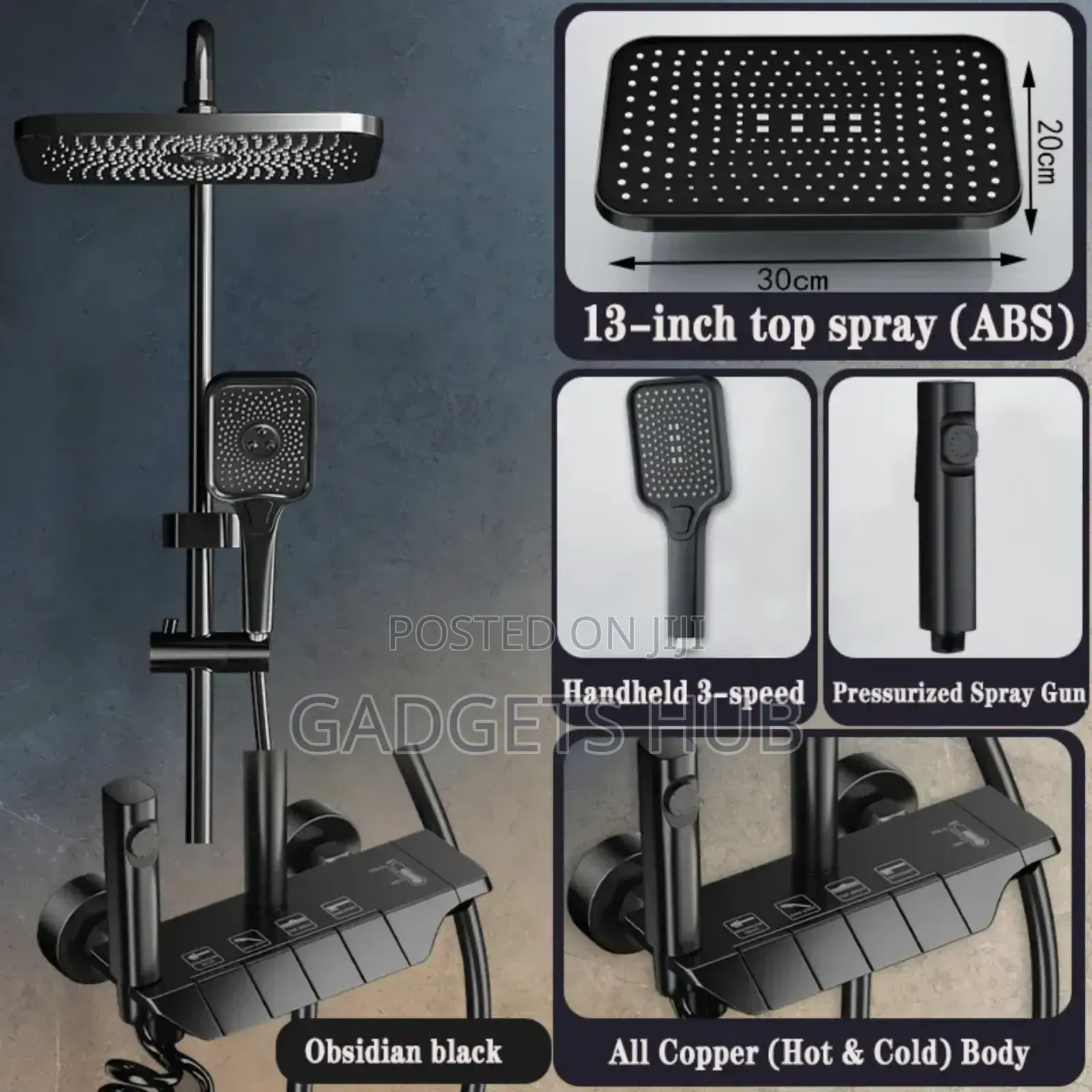 Thermostatic Digital Display Shower Mixer