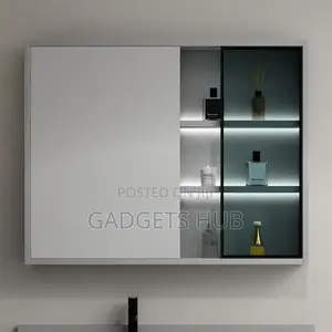 Wall Mount Bathroom Vanity Cabinets Basin and Led Mirrors