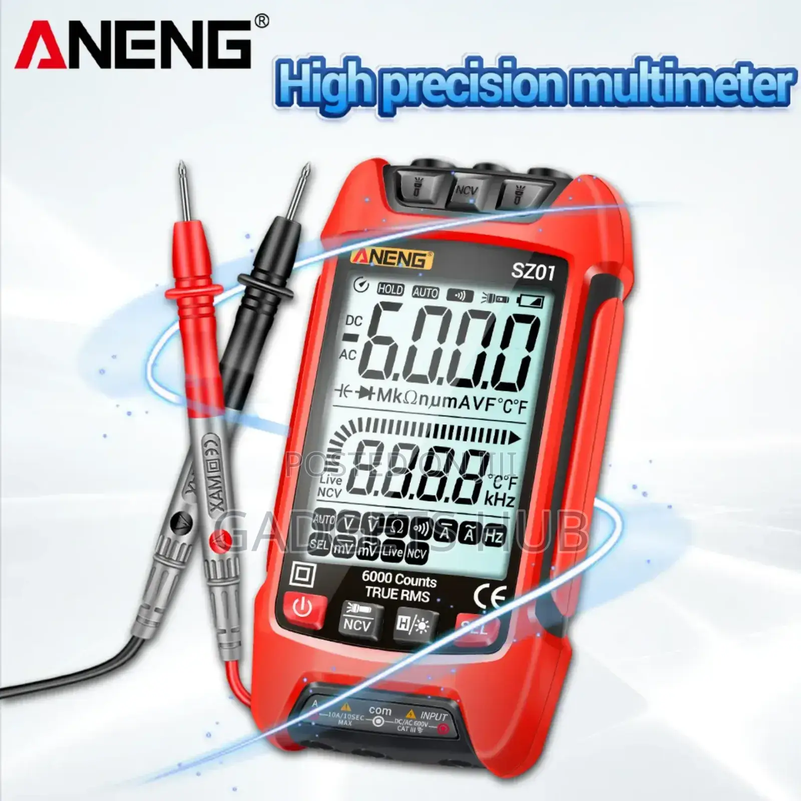 Smart Intelligent Digital Multimeter 6000 Counts Meter Temp