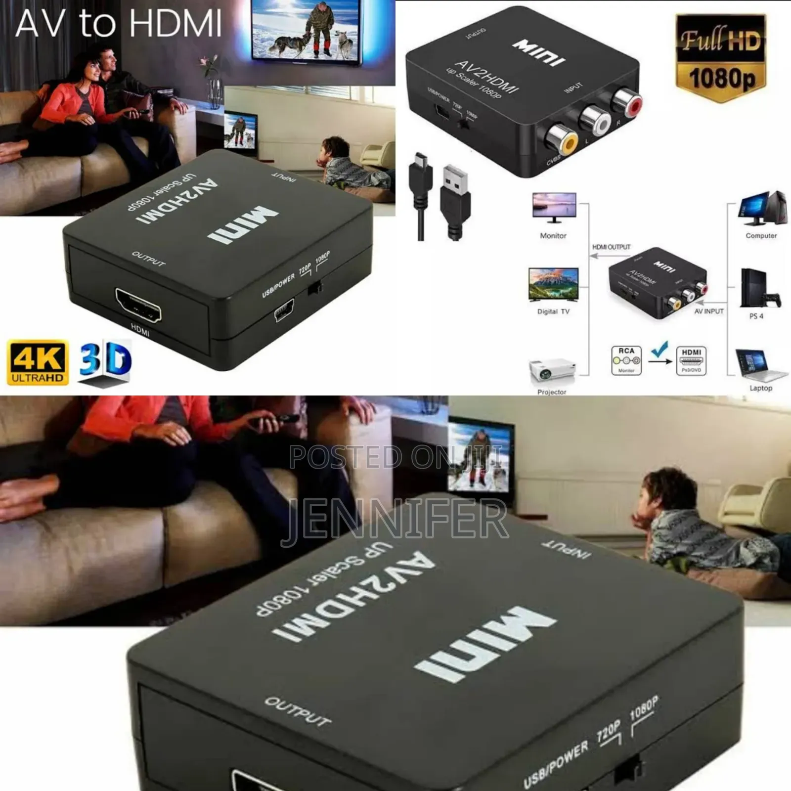 Av to Hdmi Signal Converter