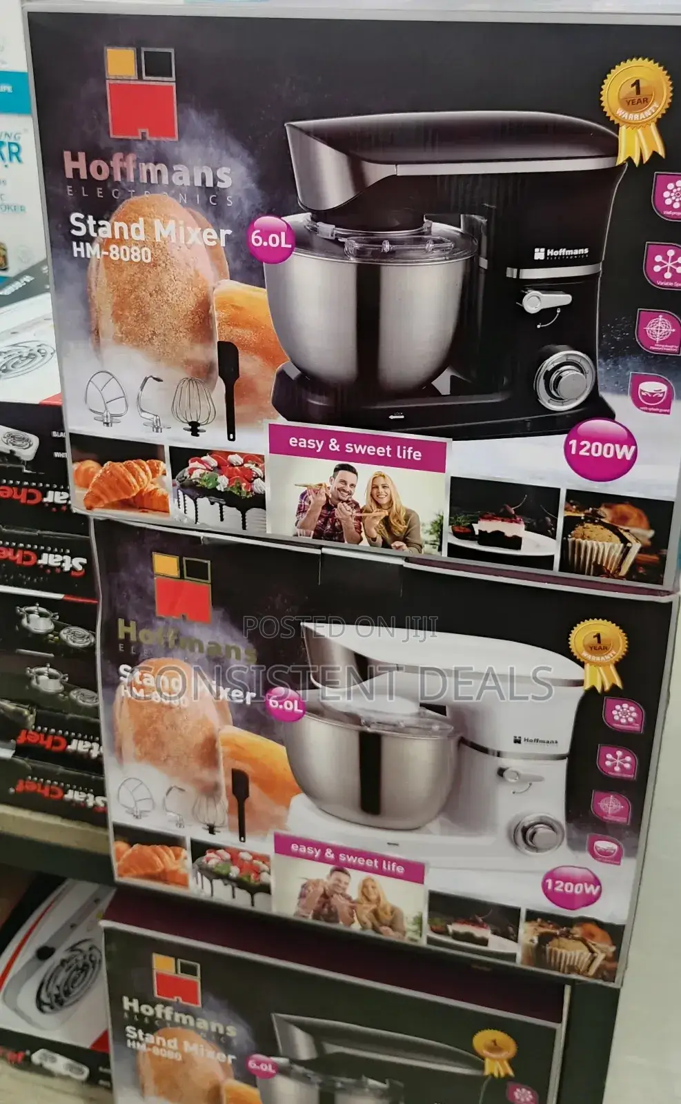 Hoffman Stand Mixer 6.0l Hm-8080