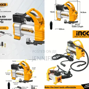 Ingco 140psi Auto Air Compressor Tyre Inflator Pump