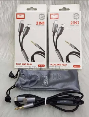 Earldom Et-Aux71 Lightning 8-Pin/Type-C Audio Cable