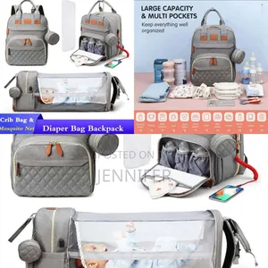 Multifunction Baby Diaper Bag With Changing Station