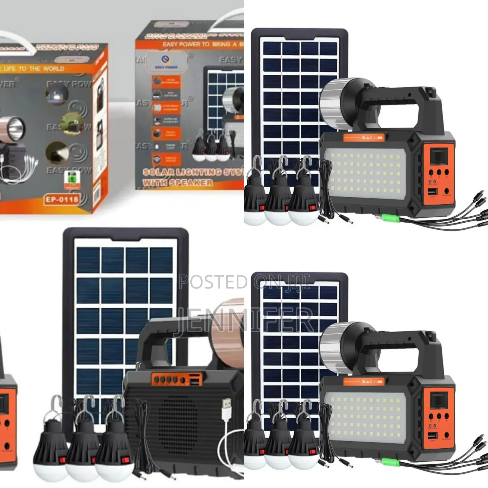 Portable Solar Lighting System Ep-0118