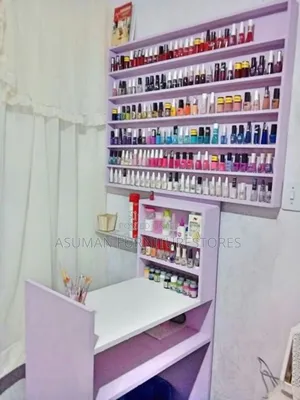Modern Nail Table With Shelves Call Us On