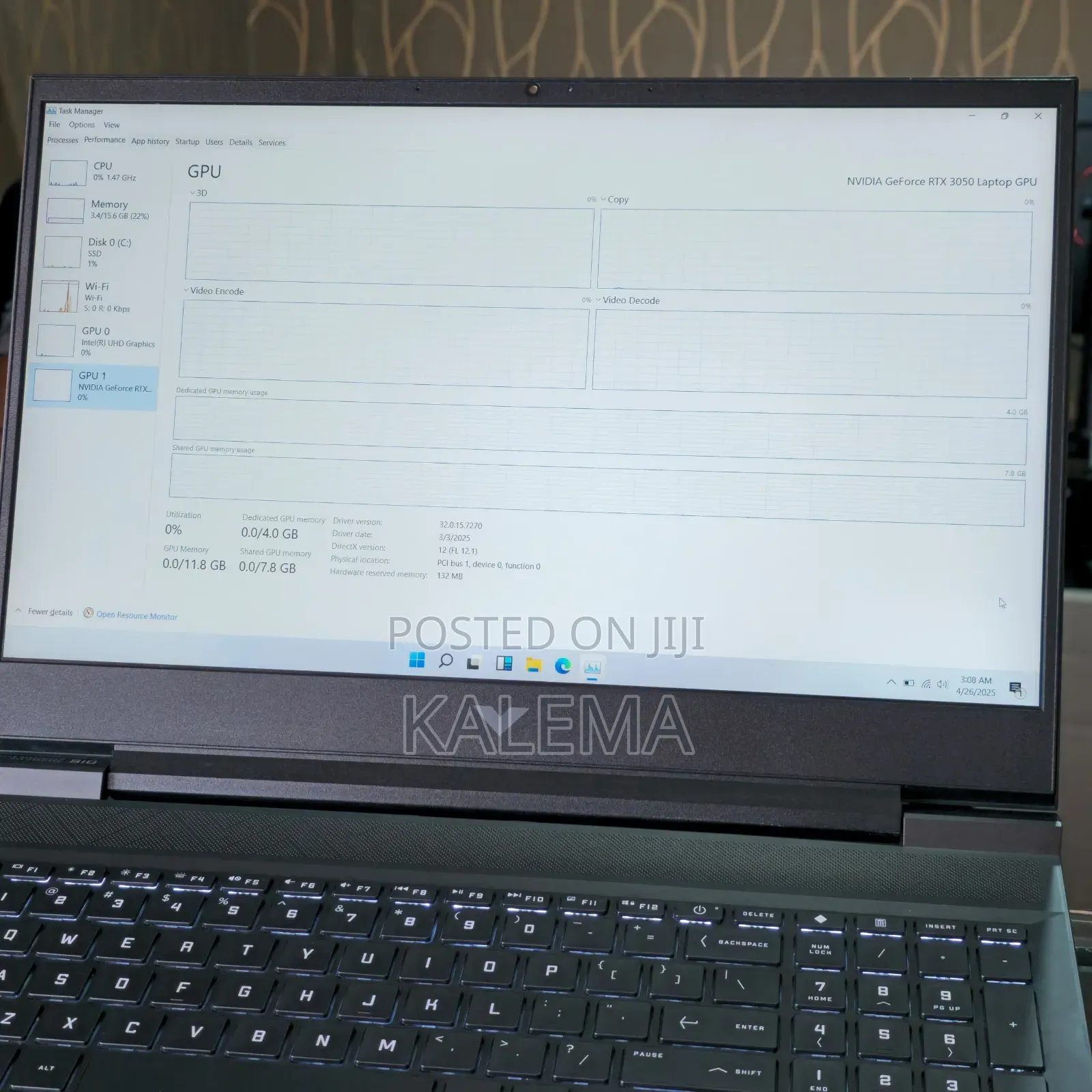 New Laptop HP Victus 15 8GB Intel Core I5 SSD 512GB