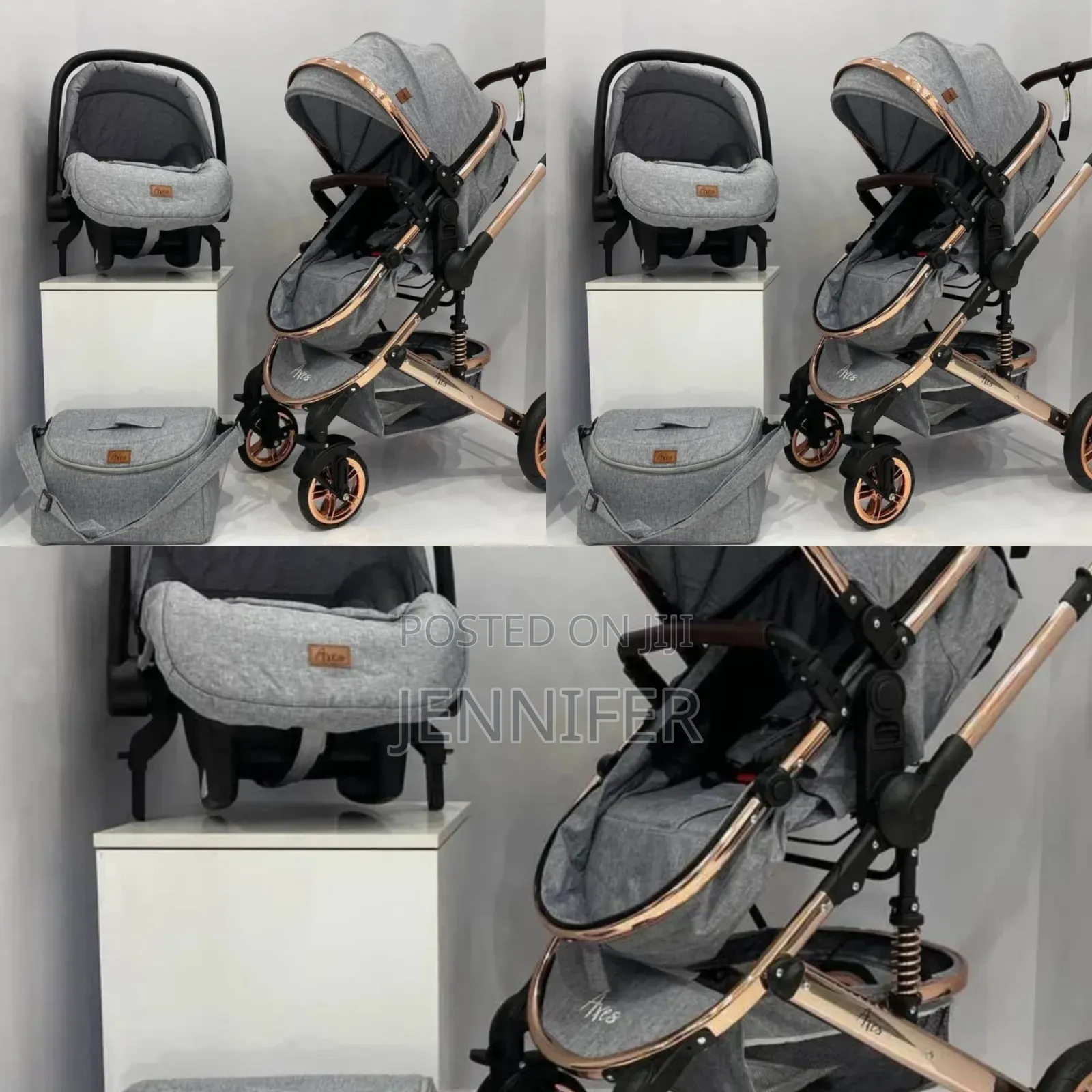 Multifunction 3in1 Pram High End Stroller