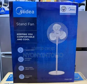 Midea 16" 40w Strong Silent Stand Fan