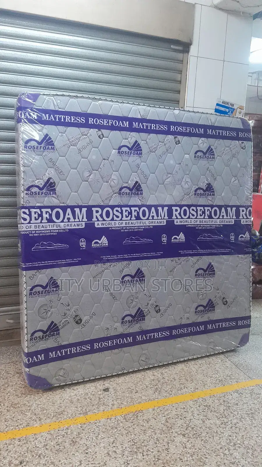 Rosefoam Deluxe Quilted Double Bed 6x6 Mattress