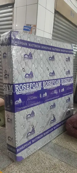Rosrosefoam 6x6 by 8 Inches Quilted Double Bed Mattress