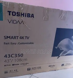 Toshiba 43 Inches Smart Uhd Vidaa Series