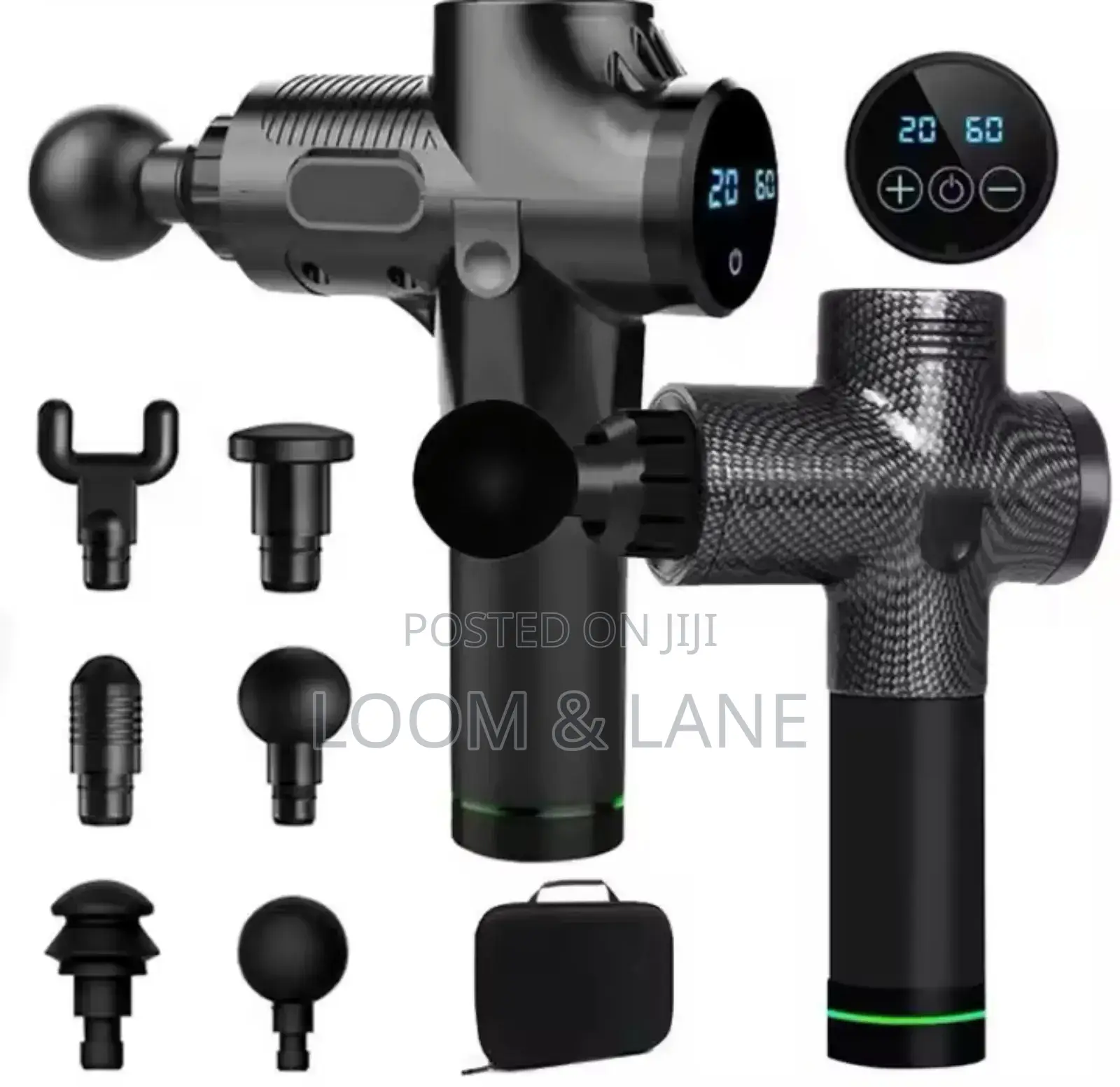 7 Heads LCD High Frequency Massager Gun