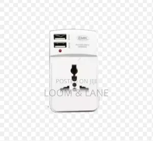 Uk Plug Universal + 2 Usb 2 Way Multi Adapter Max