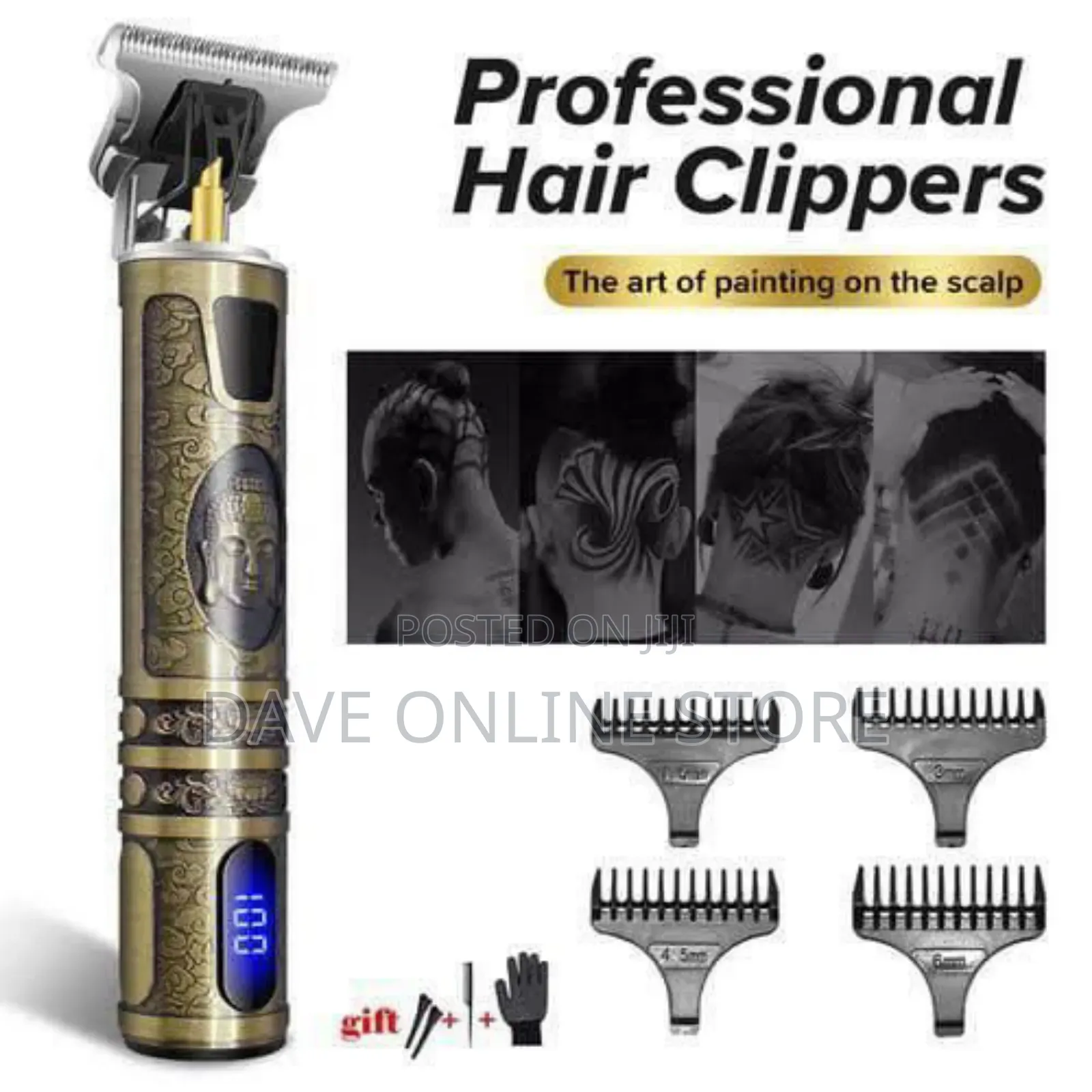 Cordless Professional Hair Clippers/Beard Trimmer/