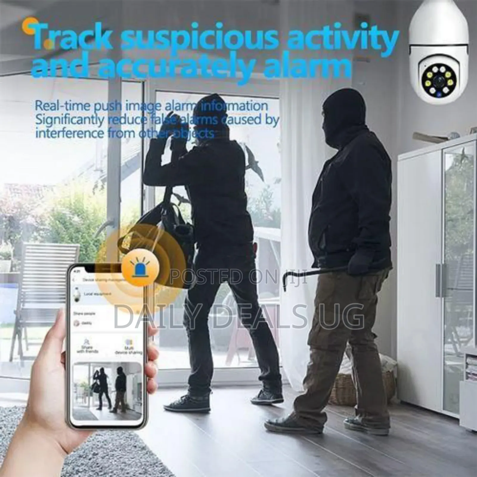 Wireless Wifi Light Bulb Camera