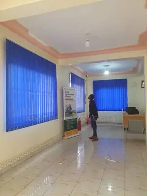 Heavy Blue Vertical Blind Curtains