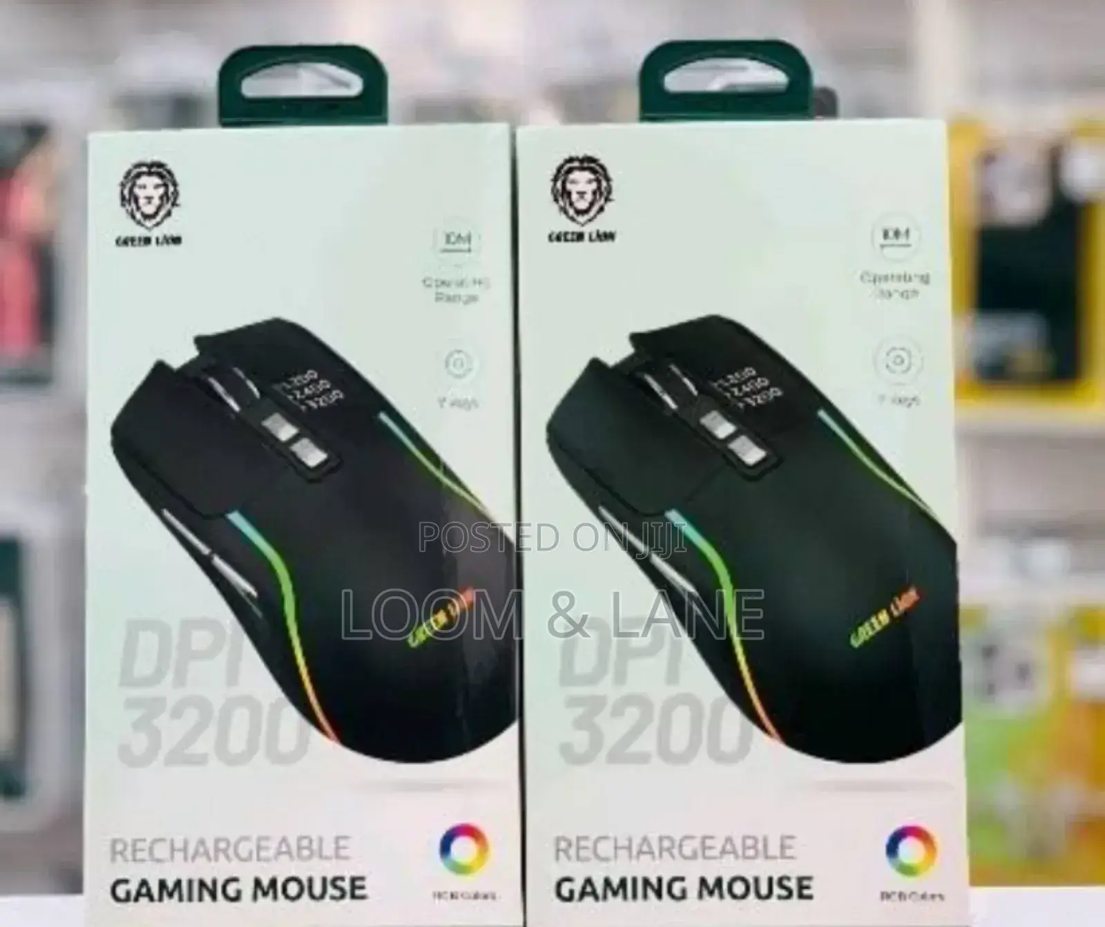 Green Lion Rechargeable Gaming Mouse