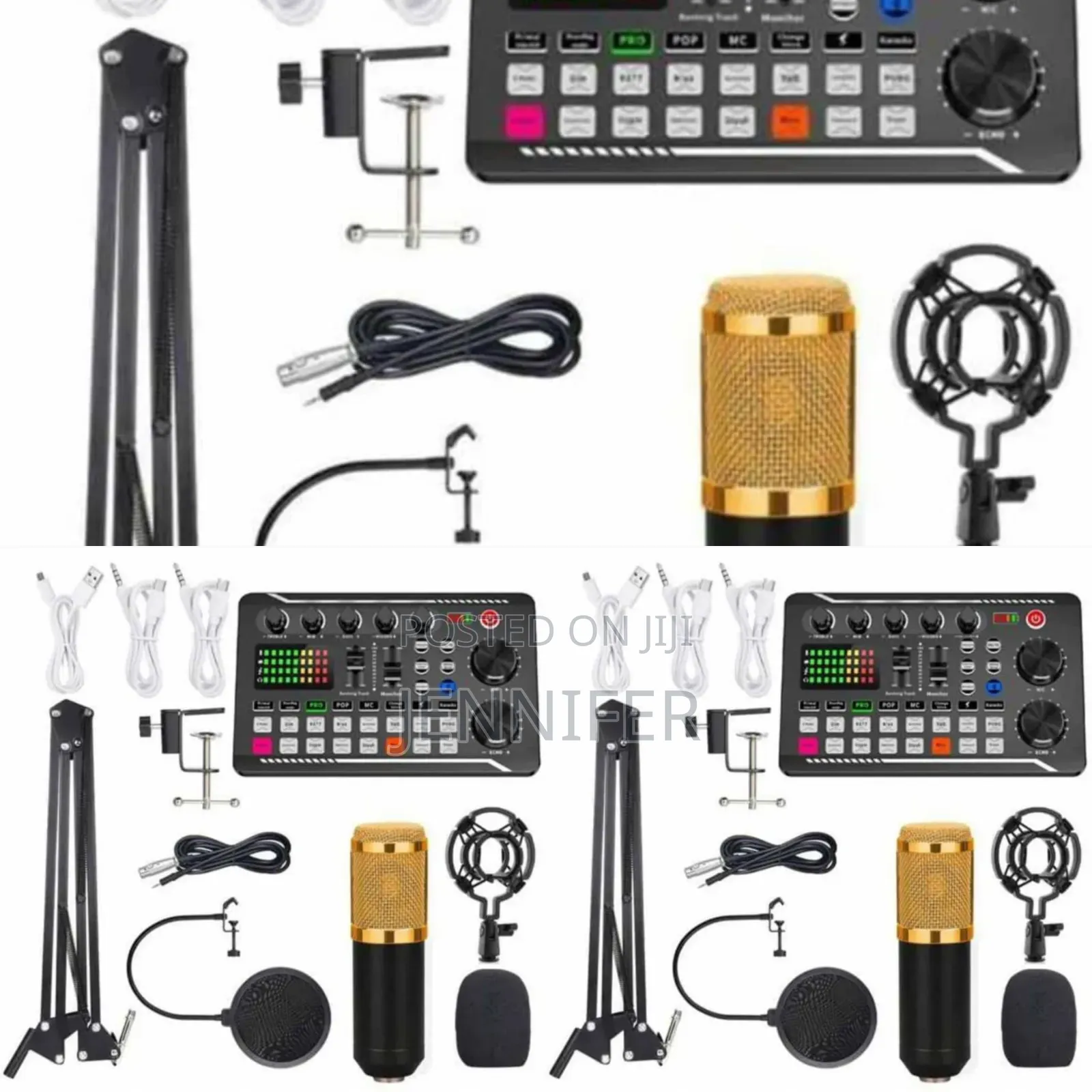 Professional Condenser Microphone Bundle Set