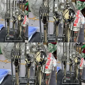 24 PCS Self Design Dinner Cutlery (Forks, Spoons Knives)