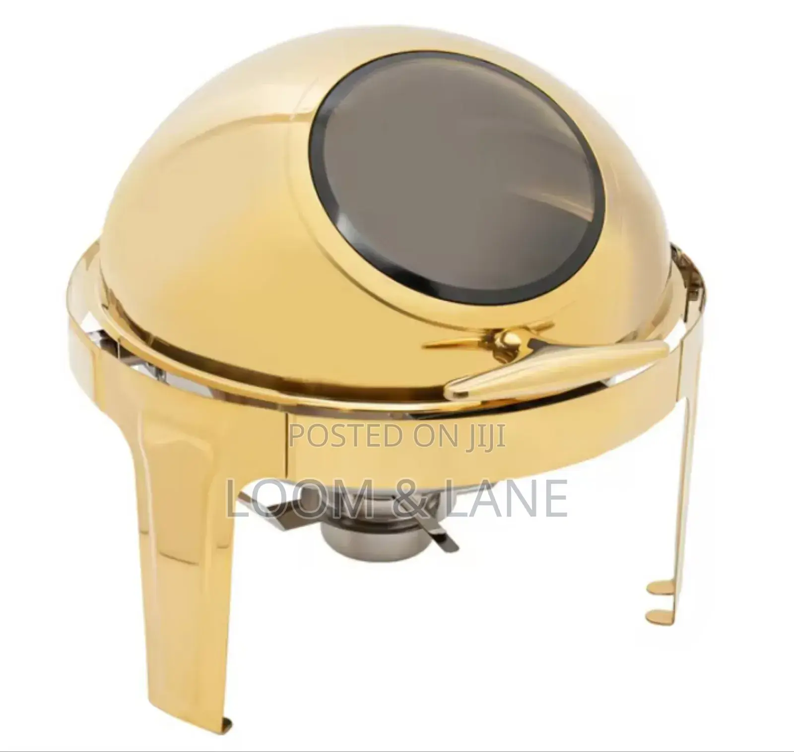 Gold Round Chafing Dish