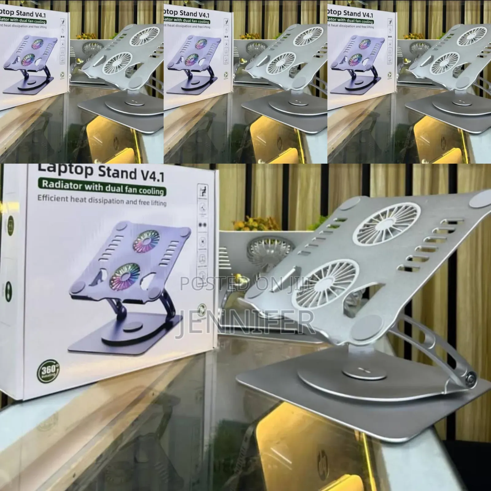 V4.1 Dual Fan Laptop Stand