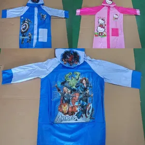 Kids Superheroes Waterproof Raincoats