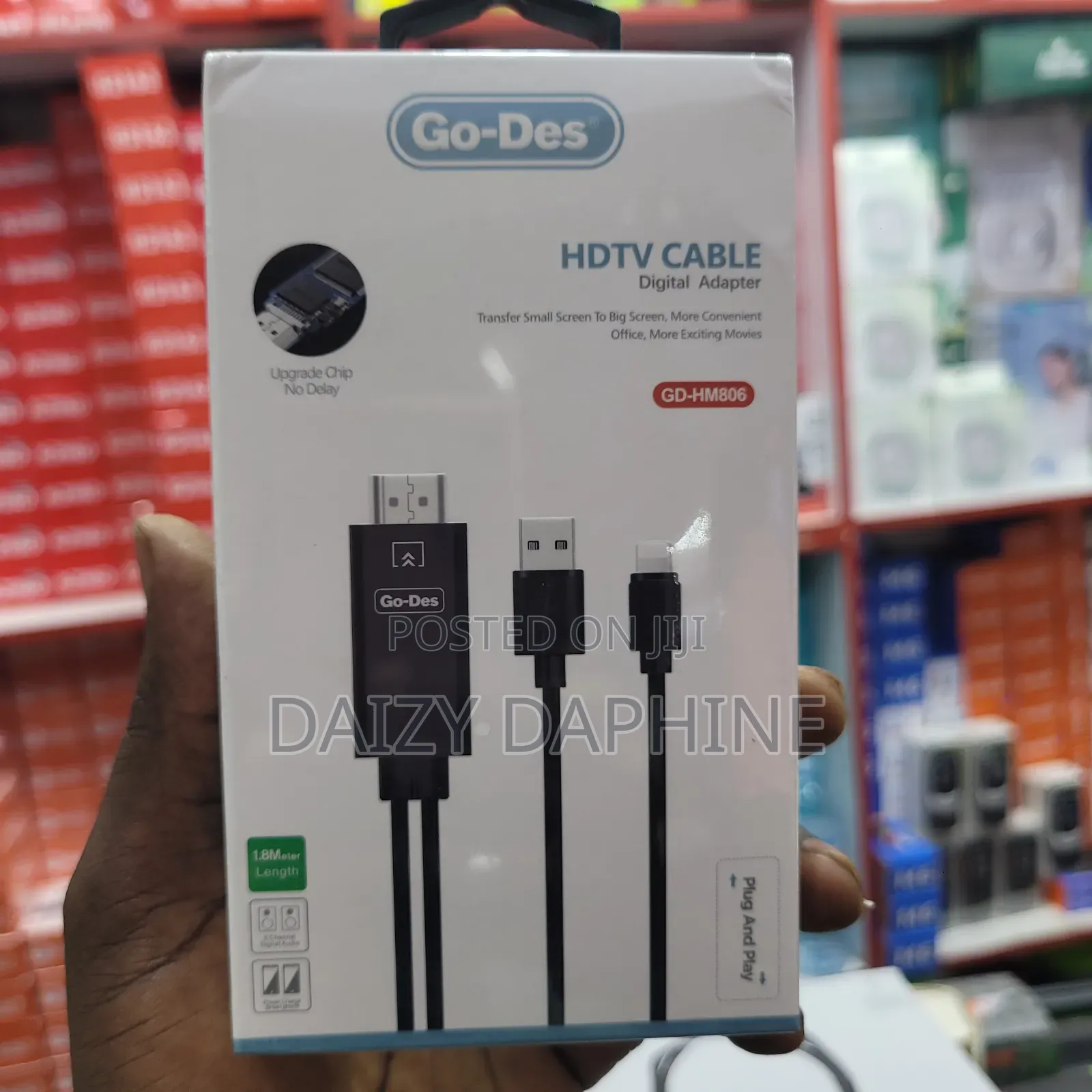 Lightning to Hdmi Cable Go-Des