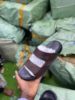 Brown Ecco Open Shoes