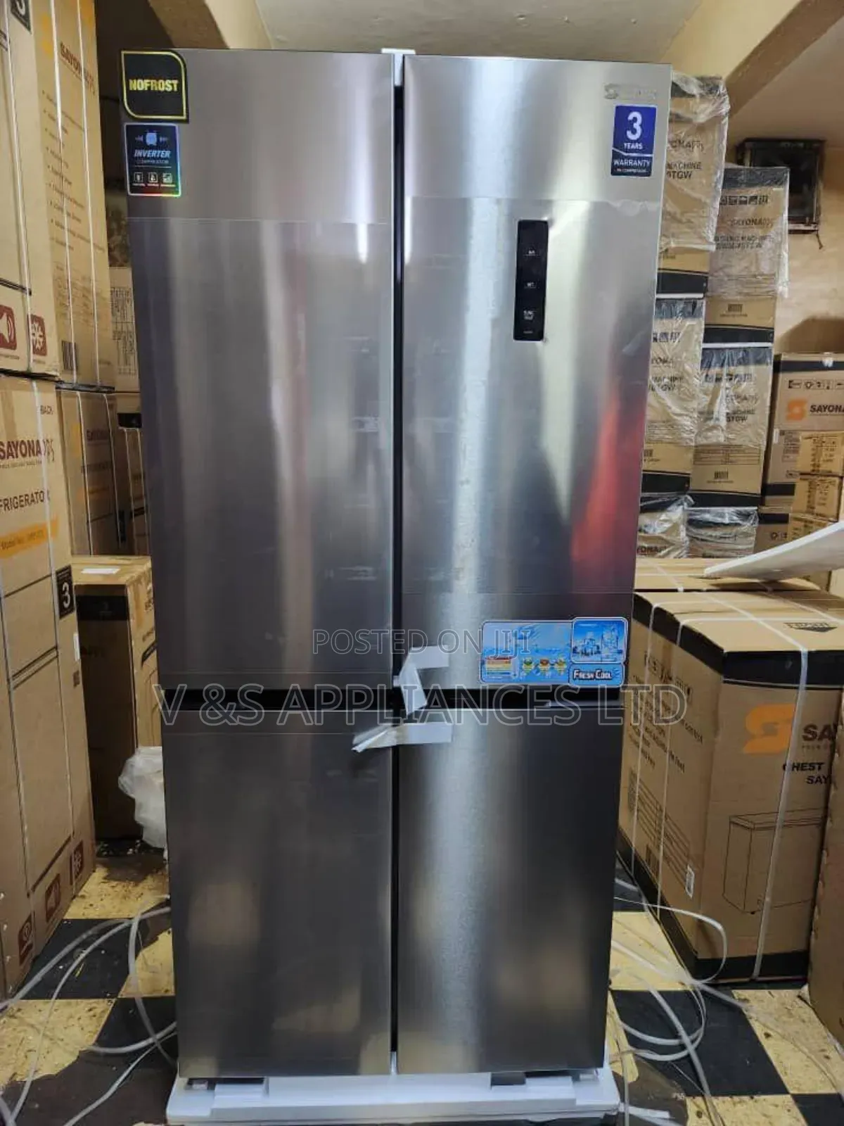 442l Sayona 4 Door Refrigerator