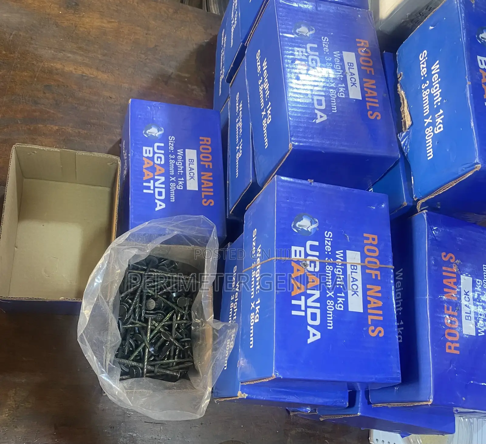 Roofing Nails Black